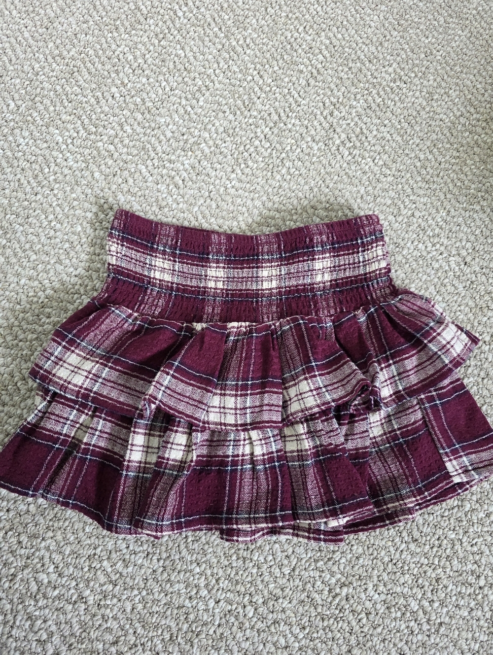 (2/$15) Art Class Target Plaid Tiered Skirt - Size M (8)